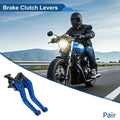 Adjustable Short Brake Clutch Levers for Honda CBF600/SA (2010–2013) Blue
