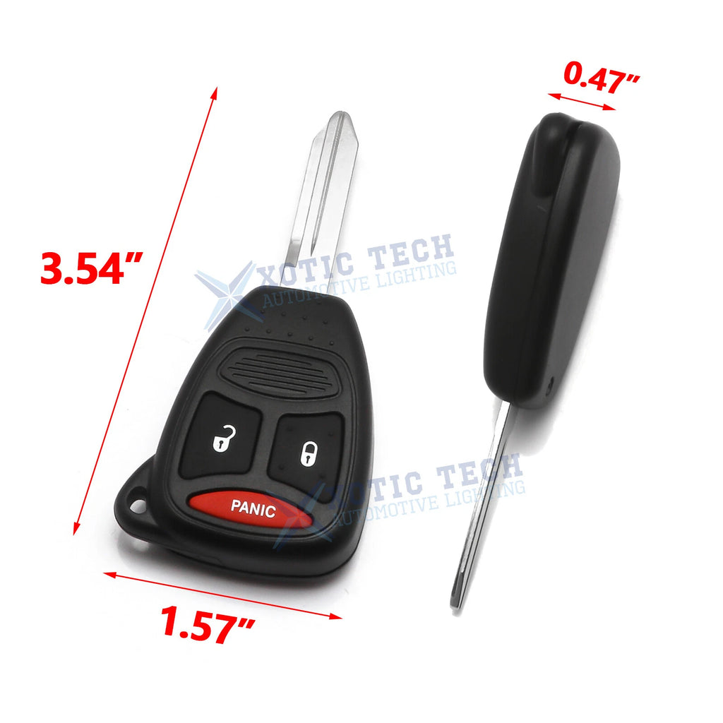 Keyless Entry Remote Key Fob for Dodge Ram (2006-2008) 3-Button