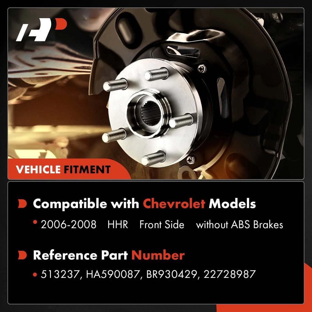 Front Wheel Hub & Bearing Assembly for Chevy HHR (2006-2008)