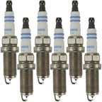 Set of 6 Bosch 9613 Double Iridium Spark Plugs for Lexus Subaru Suzuki Toyota
