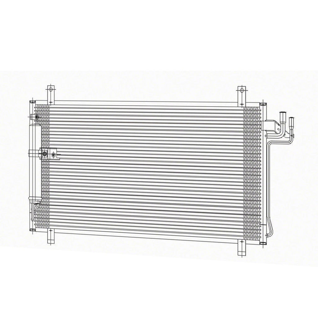 Replacement A C Condenser with Receiver Drier for Ford F Series (1999–2007)