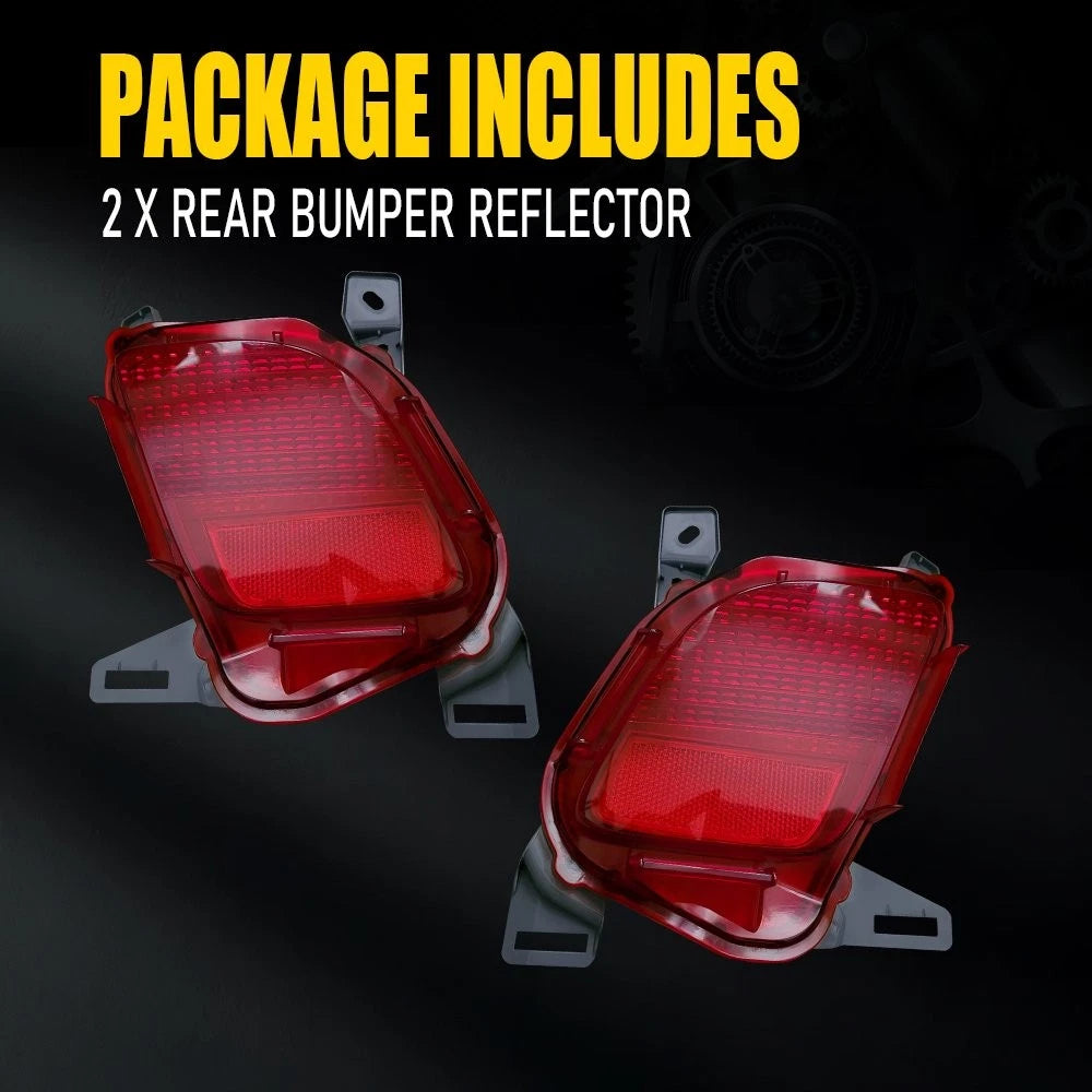 Bumper Reflector Set for Toyota Highlander (2014–2018) Rear Left & Right 2Pc EXV