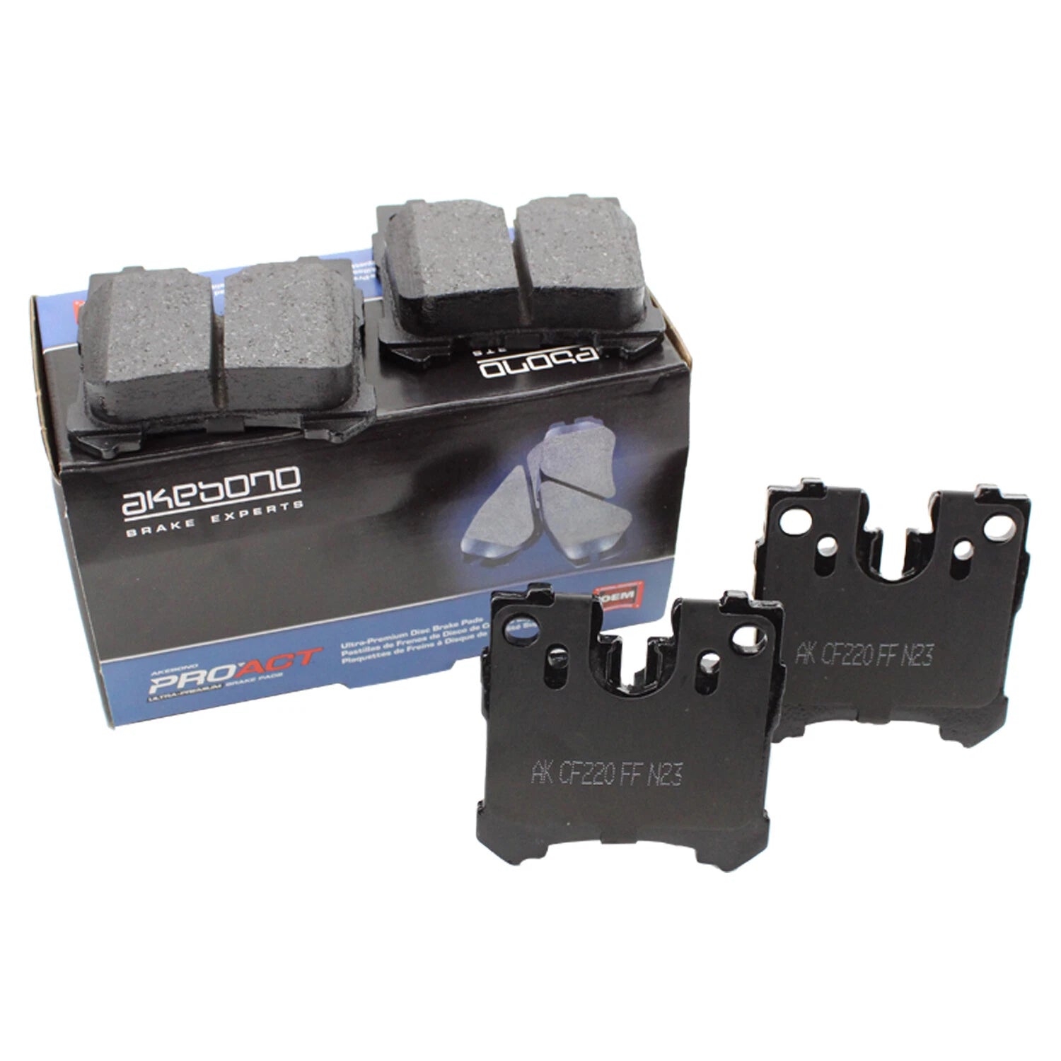Rear Ceramic Disc Brake Pads for Lexus LS460 LS600h (2007–2017) ACT1283