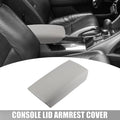 Center Console Lid Armrest Cover for Honda Accord (2003–2007) Faux Leather Gray