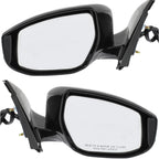 Set of 2 Heated Power Mirrors for Nissan Maxima (2016–2018) with Signal Light