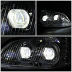 Chrome LED DRL + Turn Signal Projector Headlight for Freightliner M2 106 112 (2003–2019)