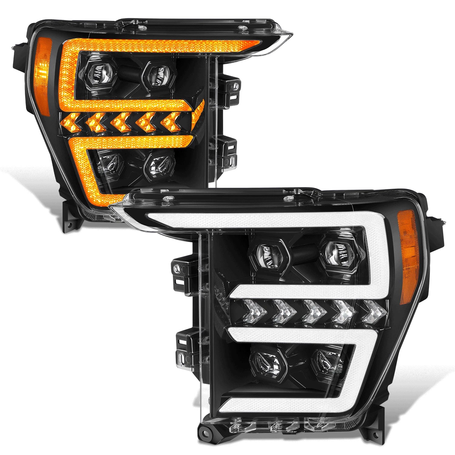LED Sequential Chasing Projector Headlights for Ford F-150 (2021–2023)