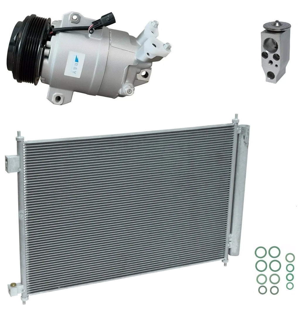 A C Compressor Kit With Condenser Replacement for Chevy City Express (2018)