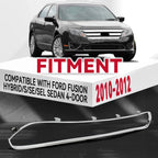 Chrome Front Bumper Cover Grille Molding for Ford Fusion (2010–2012)
