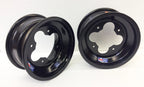 2X DWT Black A5 Rolled Lip ATV Front Wheel for Honda 450R 400EX 250R (2004–2023) 10" 10x5 4/144
