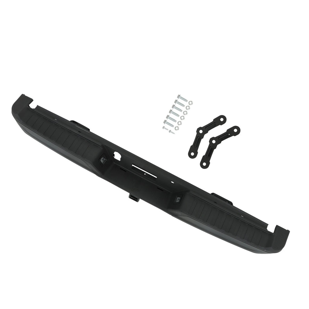 Rear Bumper Assembly for Ford F-150 (2021–2023) Black Without Sensor Holes