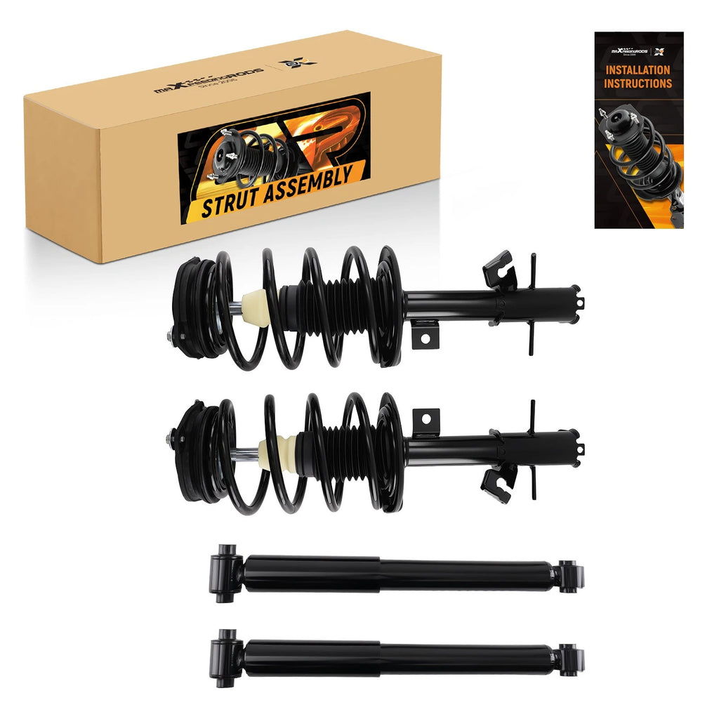 Set of 2 Rear Front Struts Assembly for Nissan Sentra 2.0L (2007–2012) 4341659