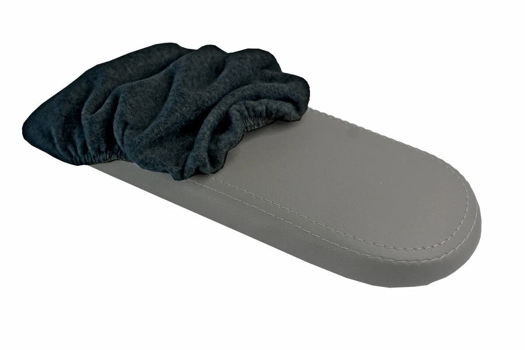 Fleece Console Lid Armrest Cover for VW Jetta Vento (1999–2004) Black
