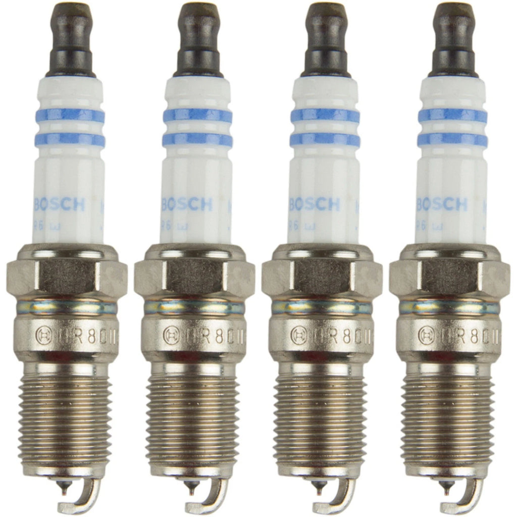 Set of 4 Bosch OE Fine Wire Double Iridium Spark Plugs for Chevy Ford Mazda