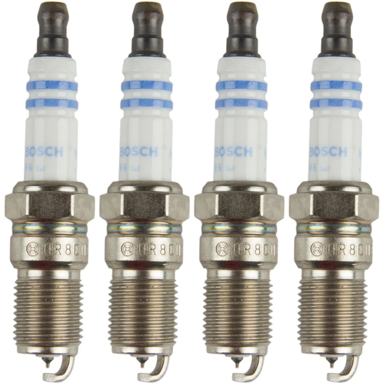 Set of 4 Bosch OE Fine Wire Double Iridium Spark Plugs for Chevy Ford Mazda