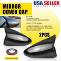 2X Real Carbon Fiber Side Mirror Cover Cap for Lexus IS200t/250/300/350 (2014–2020)