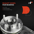 Front Left Steering Knuckle & Hub Bearing for Hyundai Sonata (2002-2005)