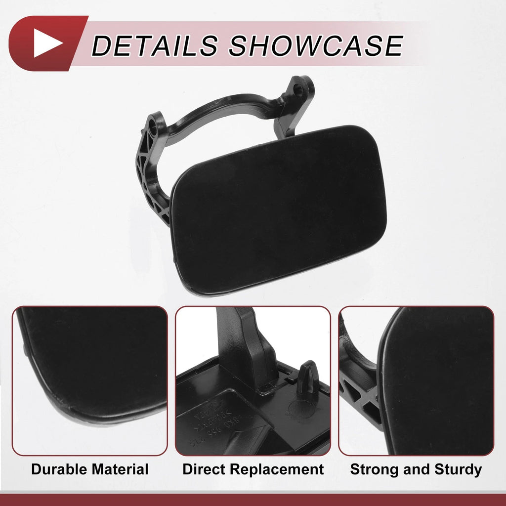 Front Left Washer Nozzle Cover Cap for Audi A4 (2013–2016) 8K0955101B Black