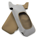 Sunvisors Cover Skin for Honda Civic (2001–2005) Beige Tan PVC Leather