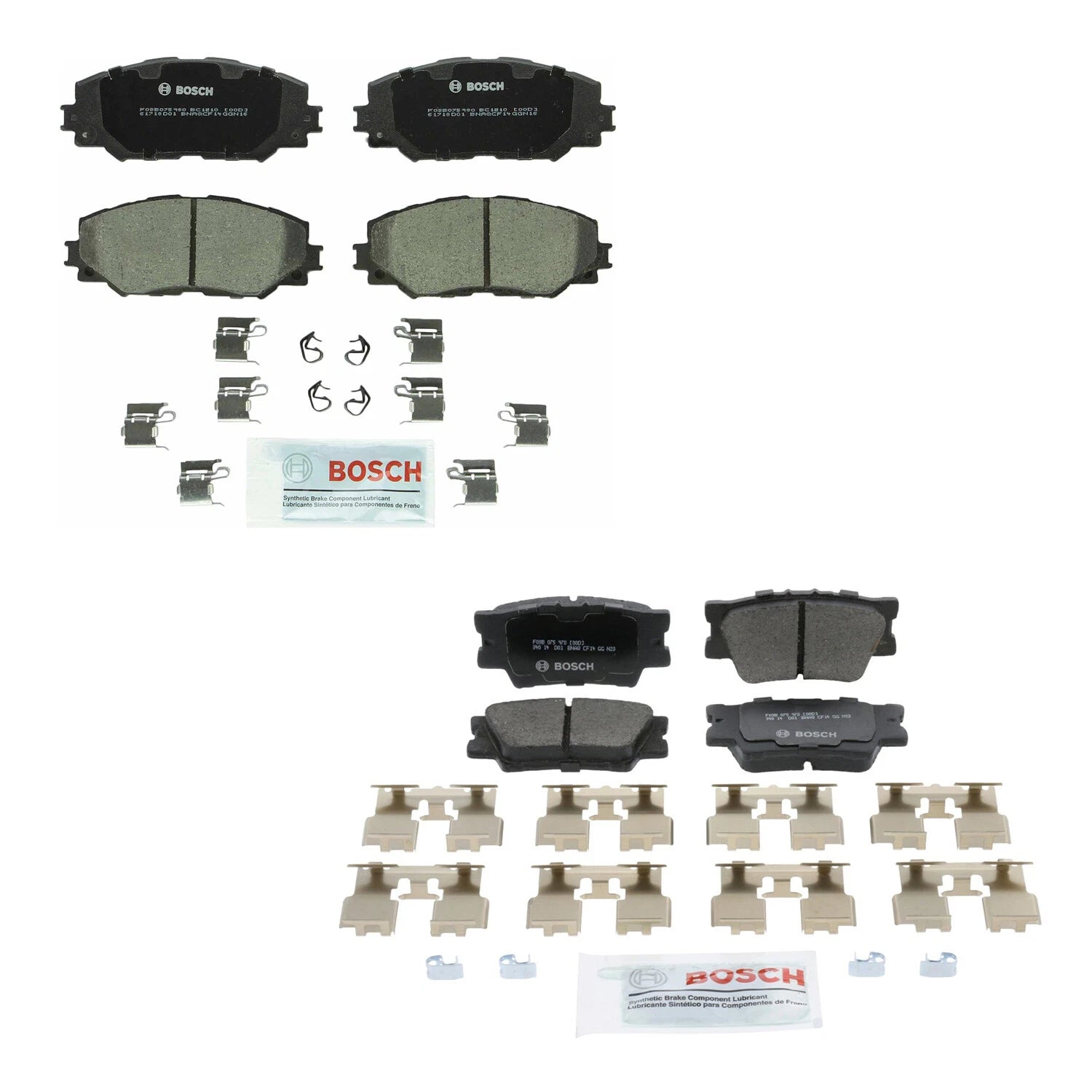 Bosch Quietcast Brake Pad Kit for HS250h RAV4 FWD (2010–2012)