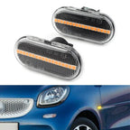 Dynamic Clear LED Side Marker Light for Smart Fortwo W453 (2015-2023)