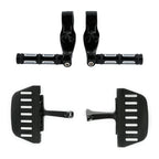 Rear Passenger Floorboards & Highway Foot Pegs for Harley Street Glide (93-25)