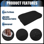 Armrest Protector Cover Pad for Hyundai Santa Fe (2019-2020) Neoprene Black