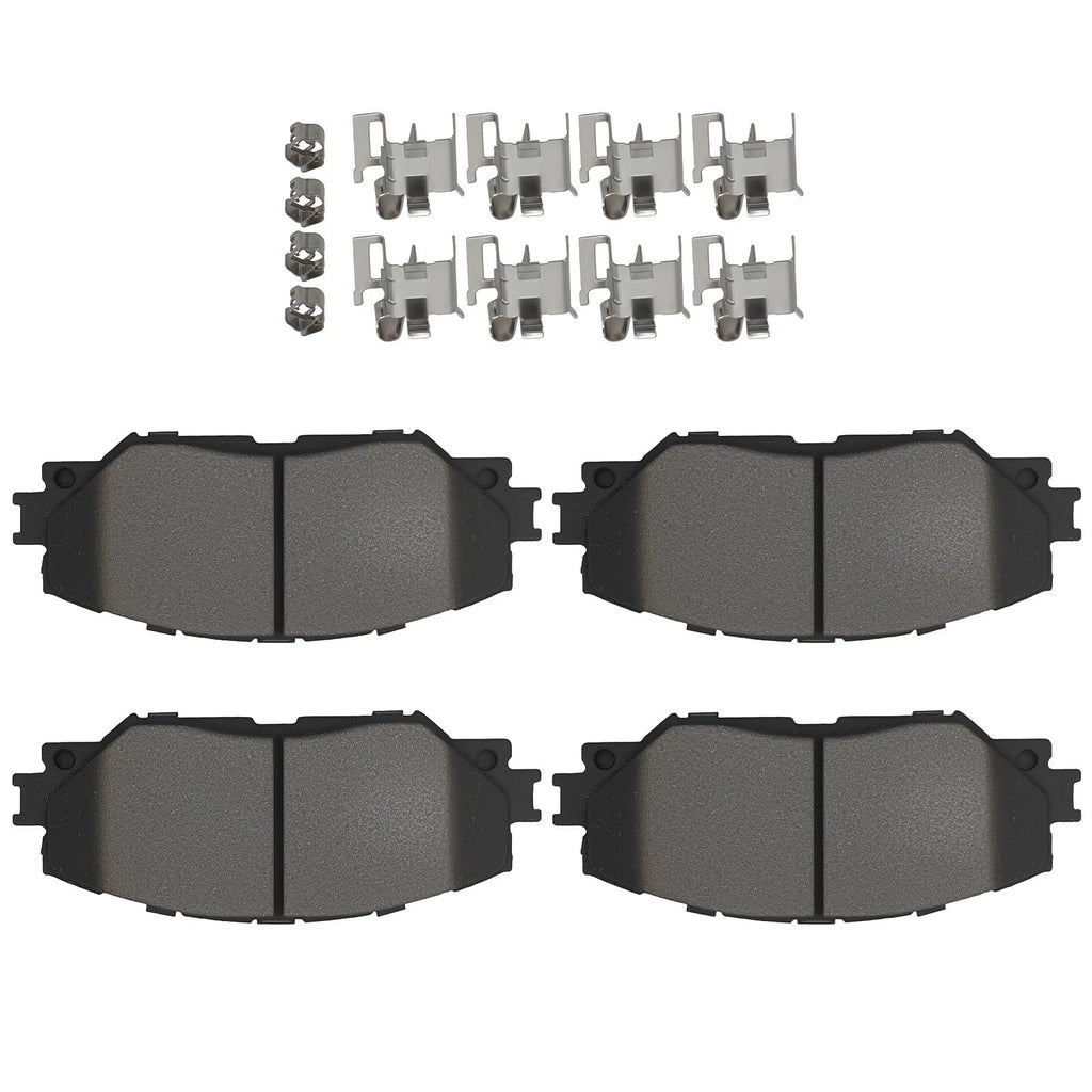 Front Ceramic Brake Pads Set of 4 for Lexus HS250h (2010–2012) / Pontiac Vibe (2009–2010)