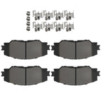 Front Ceramic Brake Pads Set of 4 for Lexus HS250h (2010–2012) / Pontiac Vibe (2009–2010)