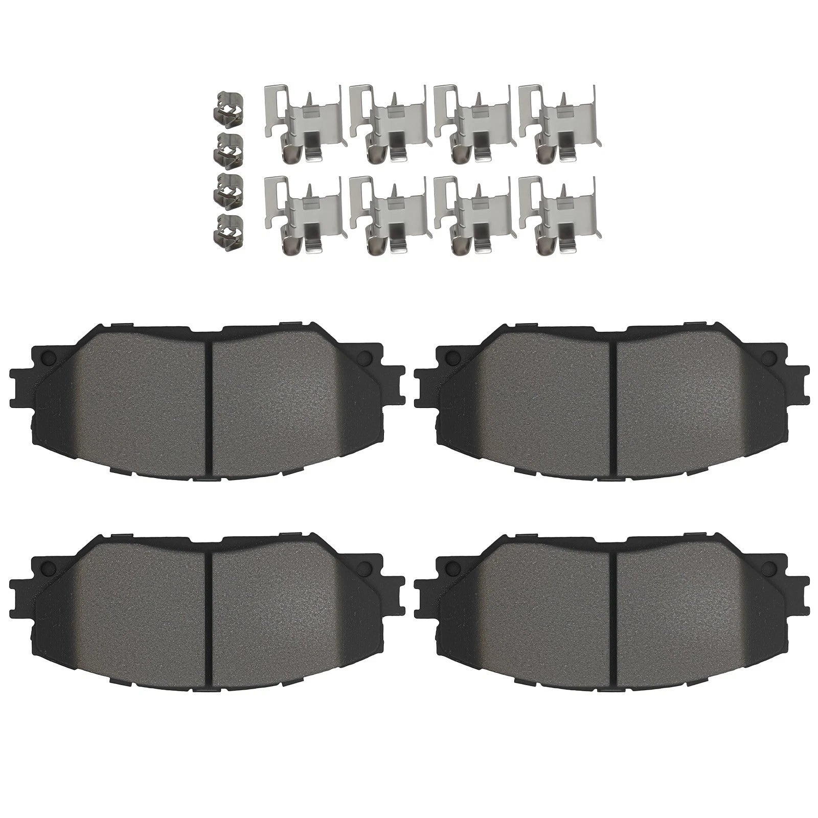 Front Ceramic Brake Pads Set of 4 for Lexus HS250h (2010–2012) / Pontiac Vibe (2009–2010)