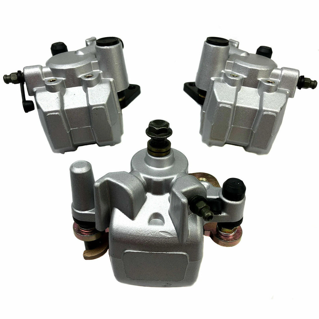 Set of 2 Front & Rear Brake Calipers for Yamaha Kodiak 400 YFM400 (2000–2002)