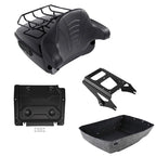 Trunk Backrest Pad Mount Rack Plate for Harley Road Glide (2009–2013)