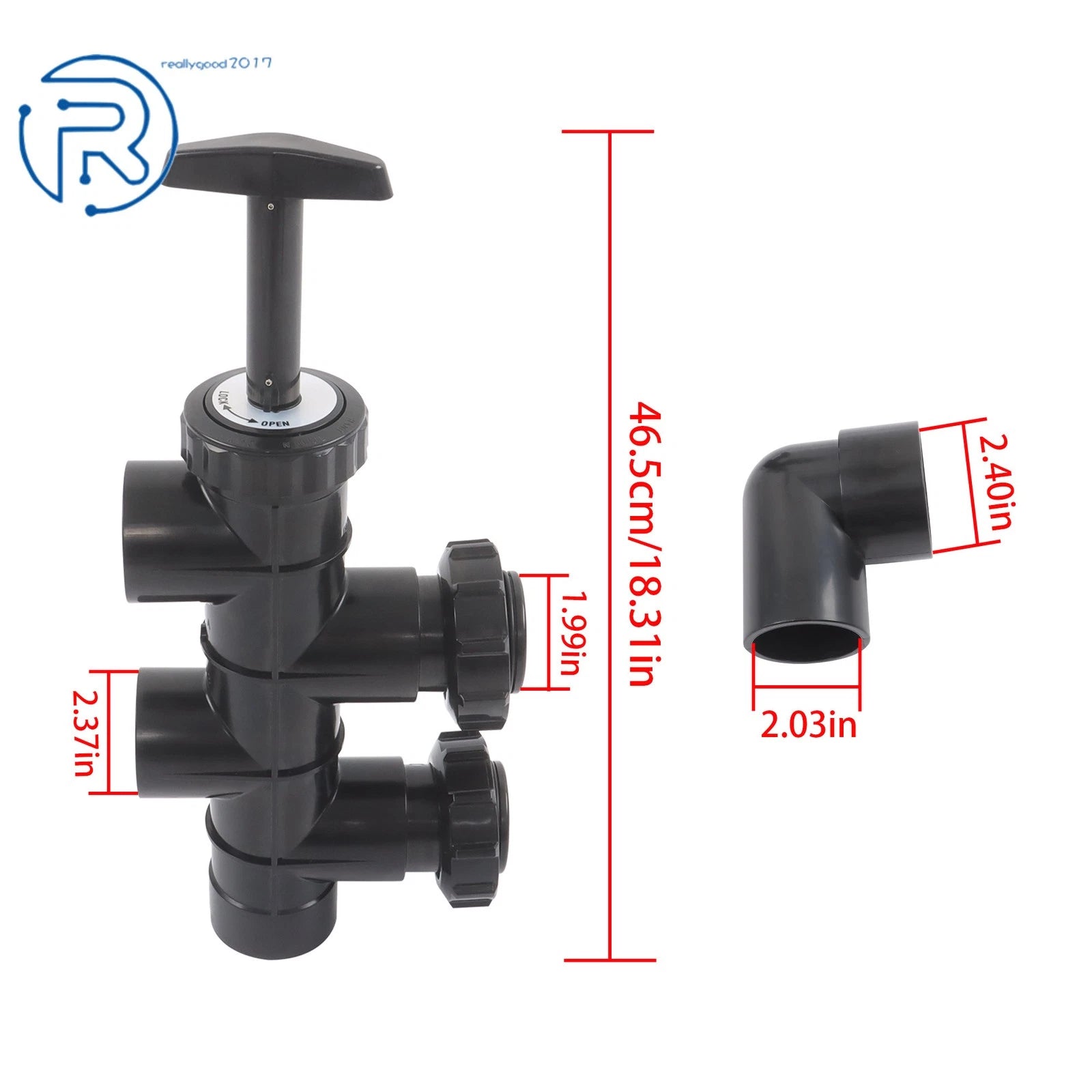 ProGrid Micro-Clear DE Filters Slide Valve Backwash Assembly SP0410X502S