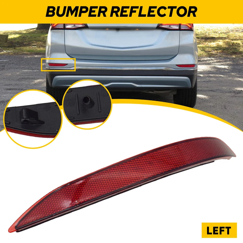 Left Rear Bumper Reflector for Chevrolet Equinox (2018–2020)