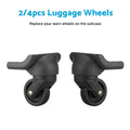 Plastic Replacement Luggage Wheels for Suitcase (360° Swivel)