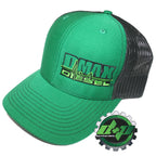 Duramax Diesel Trucker Hat for Richardson Cap (Green/Black Mesh)