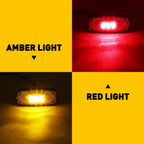 Set of 2 Smoked LED Fender Side Marker Lights for Dodge Ram 2500 3500 (2003–2018)