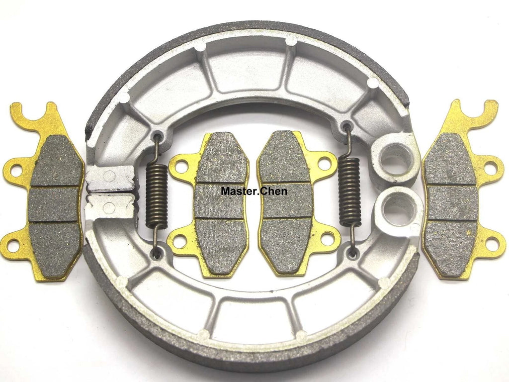 MC Front Pads Rear Brakes Shoes for Kawasaki KLF400B Bayou 400 (1993–1999)
