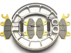 MC Front Pads Rear Brakes Shoes for Kawasaki KLF400B Bayou 400 (1993–1999)