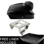 Chopped Trunk Backrest Solo Mount Rack for Harley Touring Road King (2014–2026)