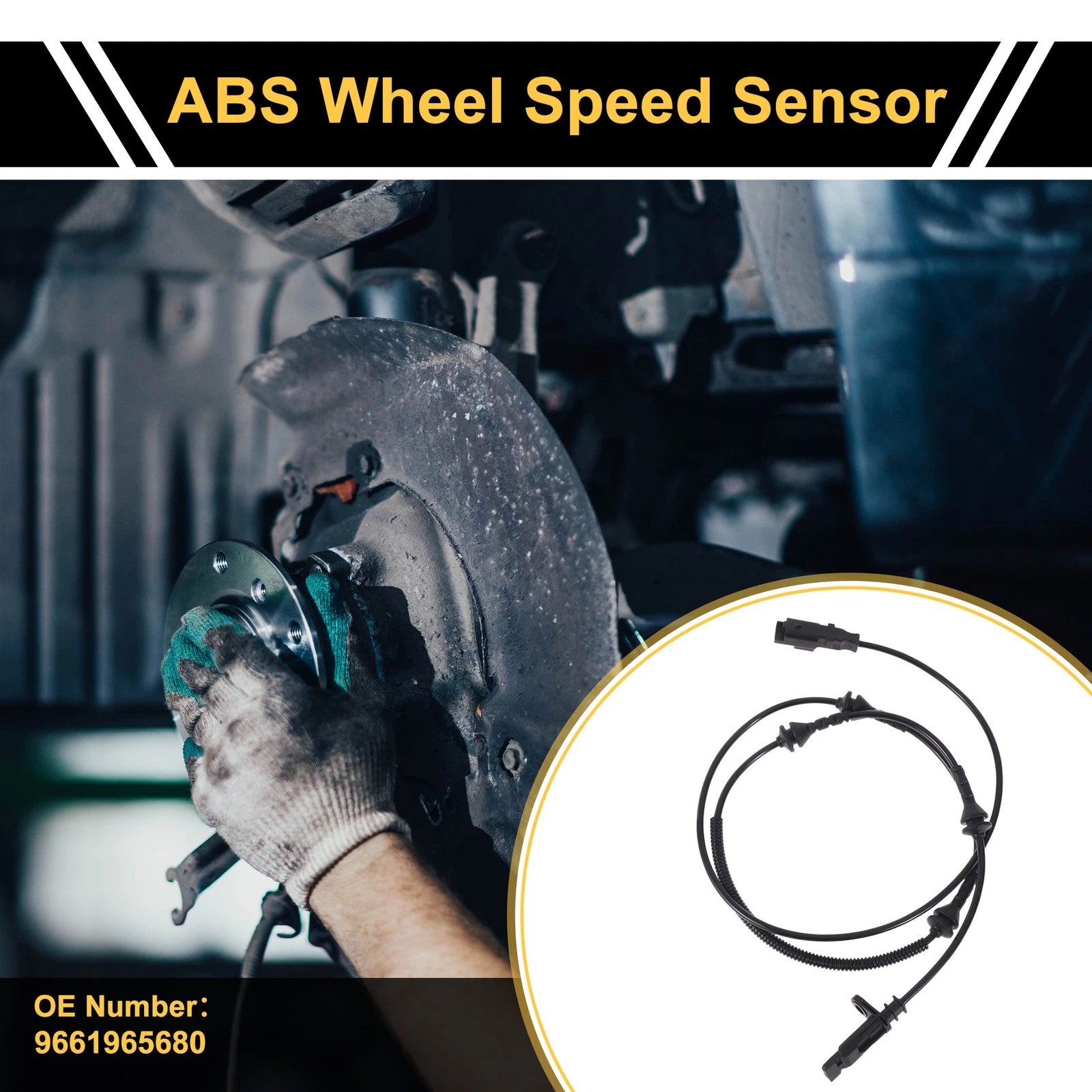 ABS Wheel Speed Sensor No. 9661965680 for Ford Mustang (2015–2023)