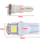 50pcs T5/T10 1-5050-SMD LED Car Lights Bulbs for Auto Interior Decoration