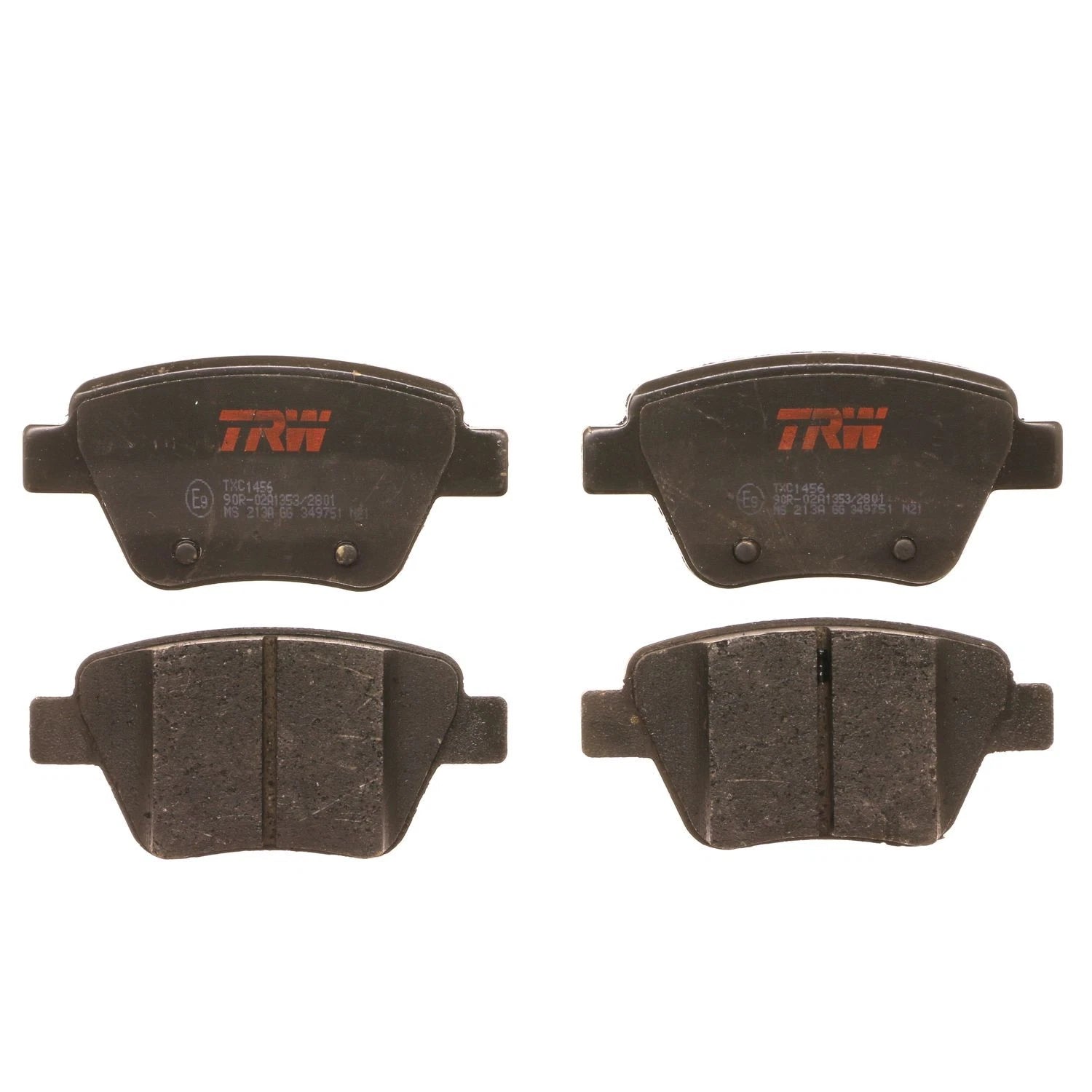 Set of 4 Disc Brake Pads for Volkswagen Jetta (2010–2014)