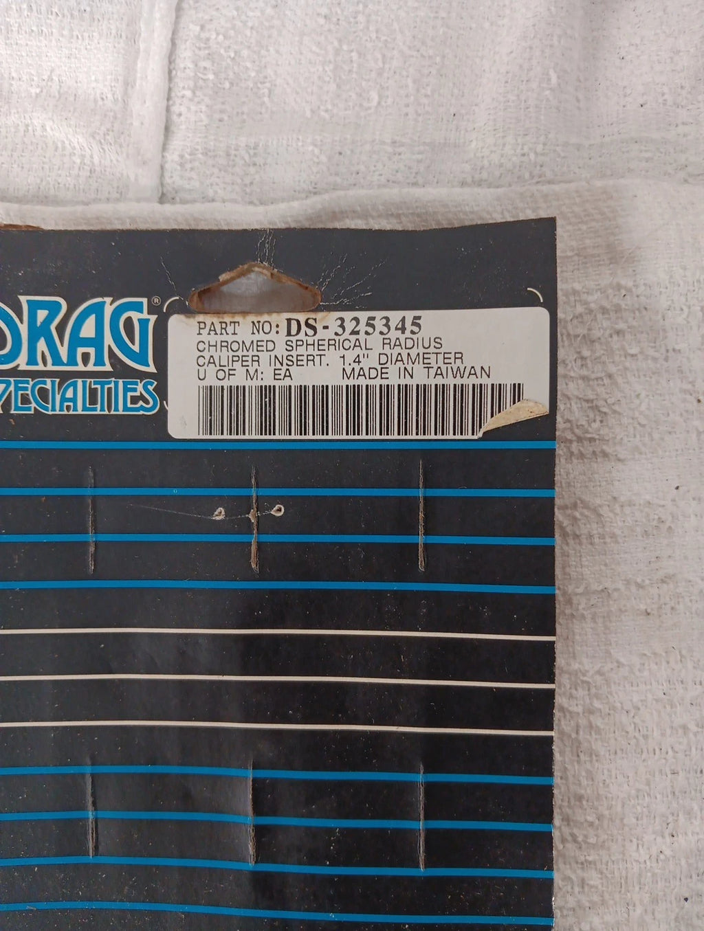 Drag Specialties Chrome Radial Insert for
