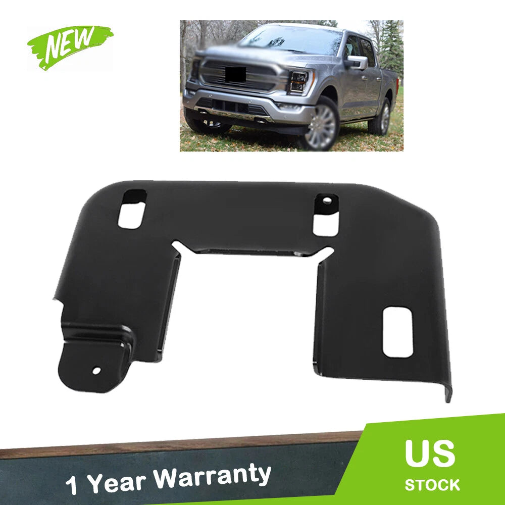 Front Frame-Mount Bumper for Ford F-150 (2015–2020) Black Driver Side