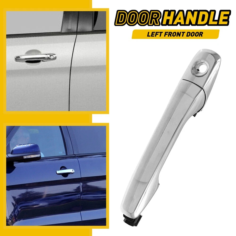 Chrome Exterior Outside Door Handle for Ford Explorer Edge (2011–2017)