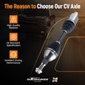 Front Driver CV Axle for Chevrolet Impala Monte Carlo (2000–2005)
