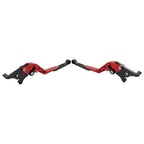 CNC Red Extendable Brake Clutch Levers for Suzuki GSXR600 GSXR750 (2004-2005)