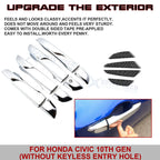 No Keyless Hole Door Handle for Honda Civic (2016-2021)