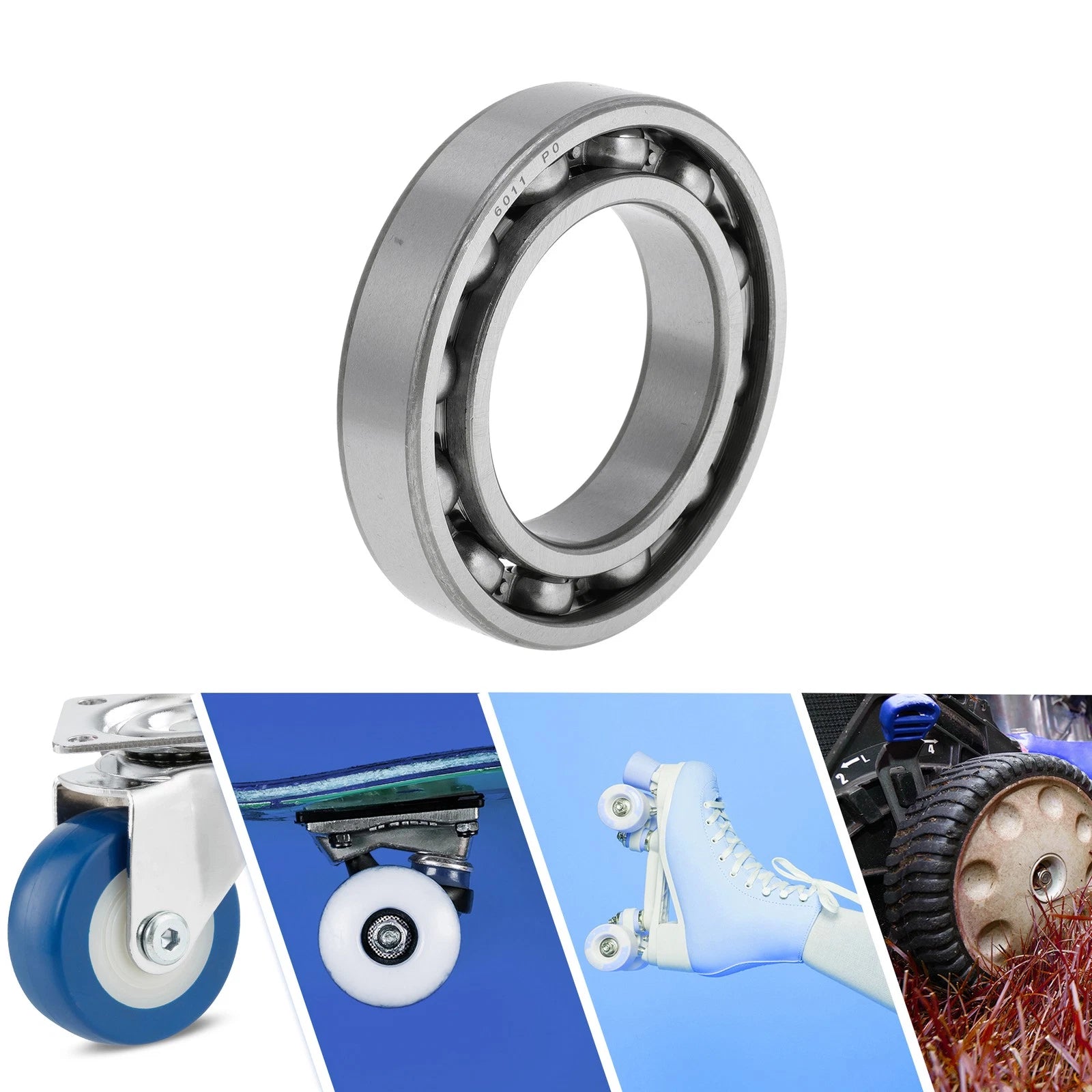 Deep Groove Ball Bearing 55x90x18mm for Scooter Skateboard (P0)
